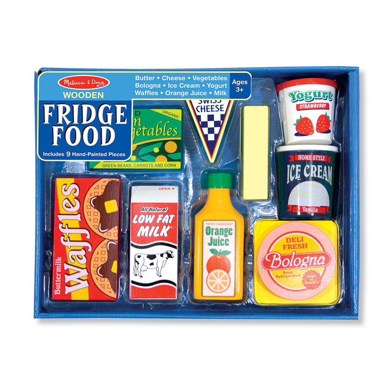 Fridge Food Set Wooden Play Food Set