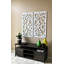 Panneau mural décoratif VIMA (Bourgeons) - L 48 po x l 24 po, panneau de PVC blanc avec clôture à écran privé pour la rénovation et la décoration murale-57508226