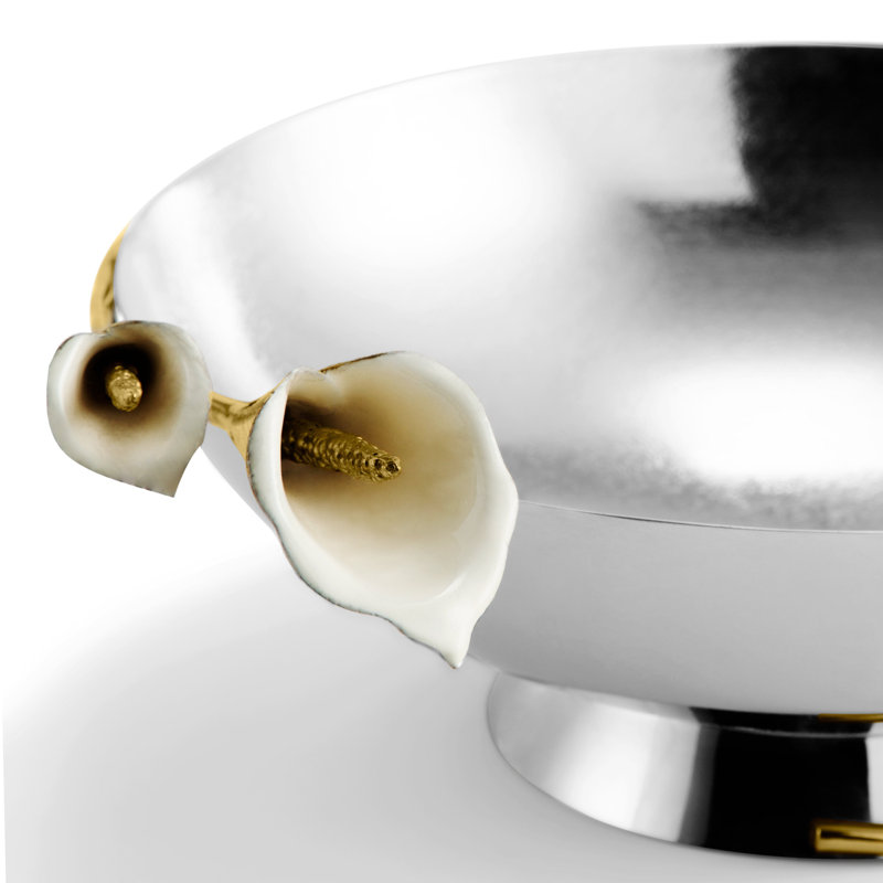 Calla Lily Bowl, 5" H x 10.5" W x 11.5" D