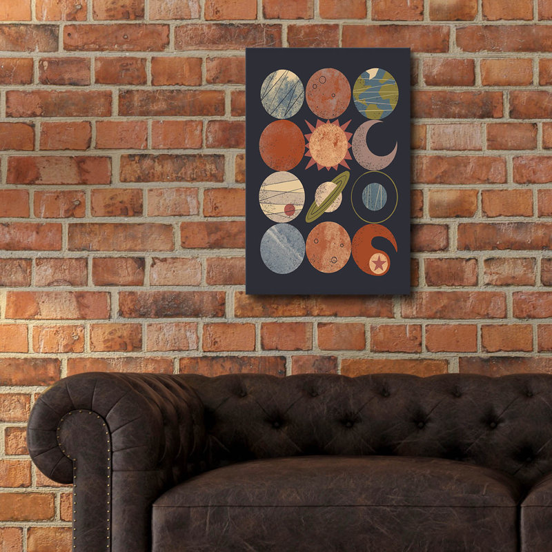 «Home System Grid» par Renea L. Thull, art mural en verre acrylique Epic Art, 16 po x 24 po, H 24 po x l 16 po