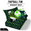 Kids Football Fun Fitted Sheet Set Polycotton Bedding with Pillowcase Elasticated Edges Secure Fit Soft Breathable Easy Care Durable-118815996