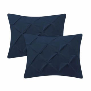 400TC Cotton Pintuck Sateen Solid Pillow Sham