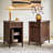 Hoai 16''W 1-Drawer End Table With Adjustable Shelf