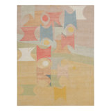 Hand Knotted Geometric Area Rug