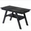 Ensemble de table de salle à manger 6 pièces à hauteur de comptoir en bois avec tablette de rangement, ensemble de table de cuisine avec banc et 4 chaises, style rustique-268199380