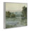 Vue sur lac et montagne, estampe numérique, design par Ethan Harper