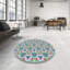 Tapis mauve / vert Ikat-2125062757