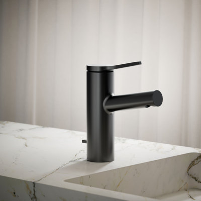 Kohler Elate Single-Handle Bathroom Faucet with Pop-Up Drain Assembly, One Hole Bathroom Sink Faucet, 1.2 gpm