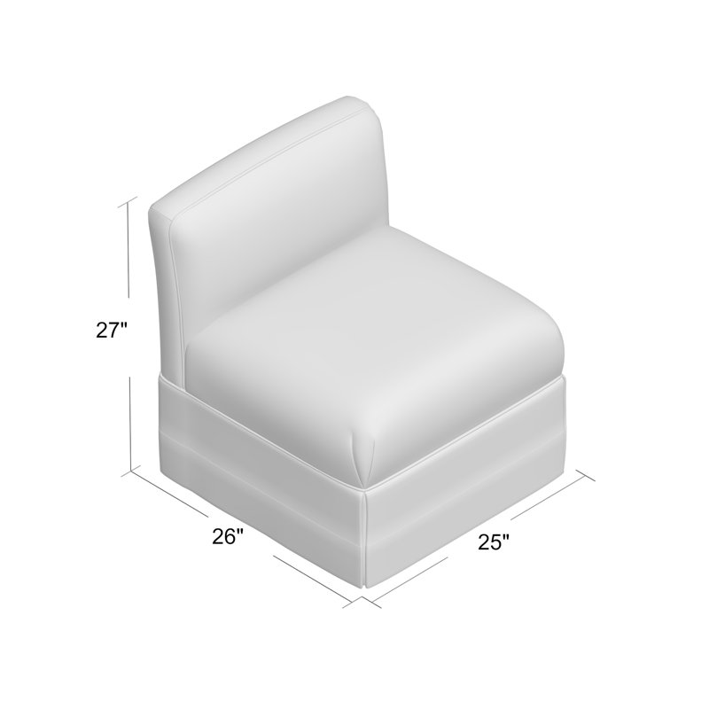 Fauteuil de chambre Chloe, Ivoire filigrane