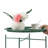 Deeley Small End Table with Storage Bag X-Shaped Cross-Leg Side Table Foldable Tray-2064531330