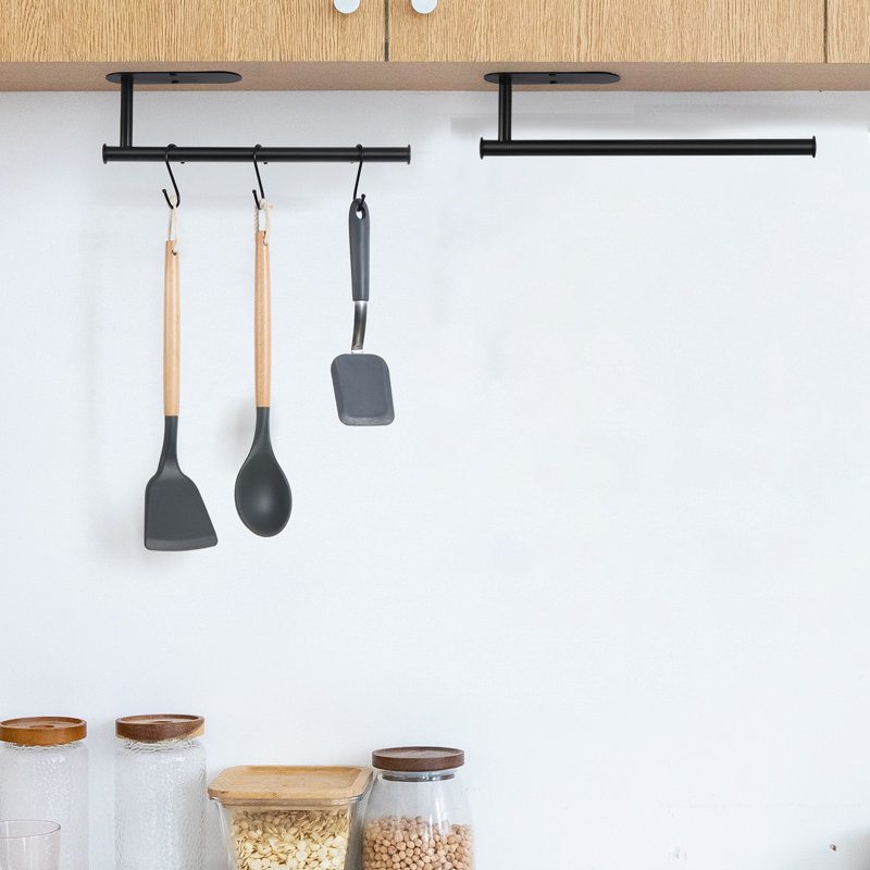 Iron Wall / Under Cabinet Mounted Paper Towel Holder