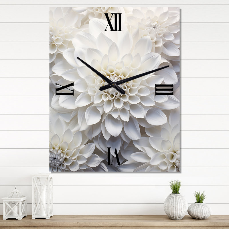 Horloge murale Valen - Dahlia, Très grand