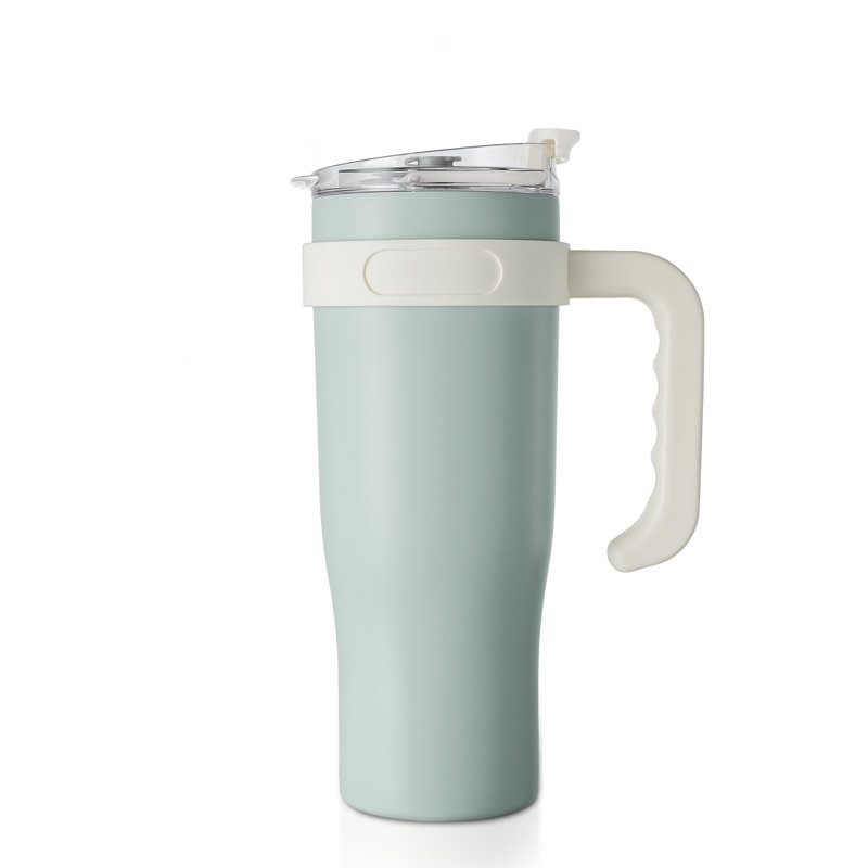 JOWARE 40 oz Gobelet de voyage à double paroi, Vert aquatique