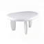 Table de bout blanche ultrabrillante