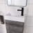 Ashrit 18.1 " W Wall Mounted Wall Mounted 1 Single Vanity Bathroom Vanity With Resin Top-820272738