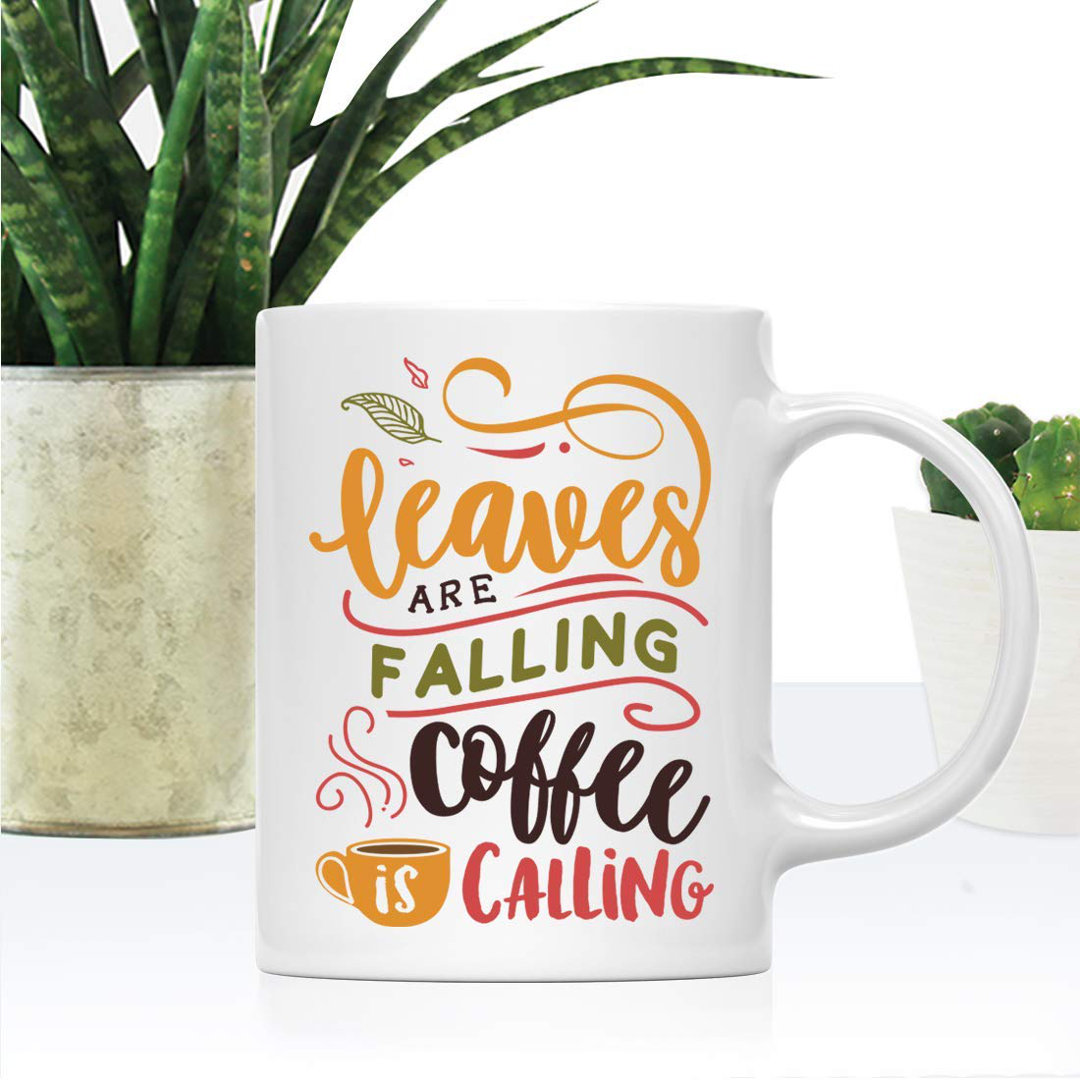 Kyleigh Leaves Are Falling Coffee Is Calling Coffee Mug The Holiday Aisle®