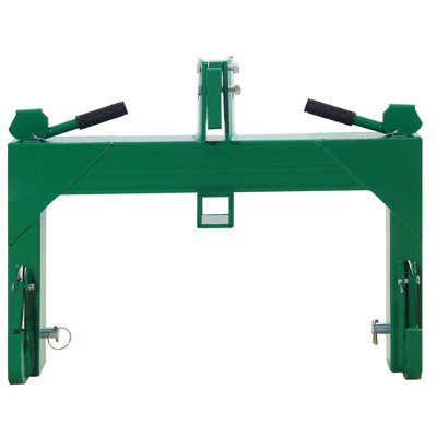 3 Point Quick Hitch Category 1, 3000 LBS Lifting Capacity Tractor Quick Hitch, 27.5" Between Lower Arms, 14.5" ~17.5" Level Adjustment, Quick Hitch Adaptor to Category 1 and 2 Tractors