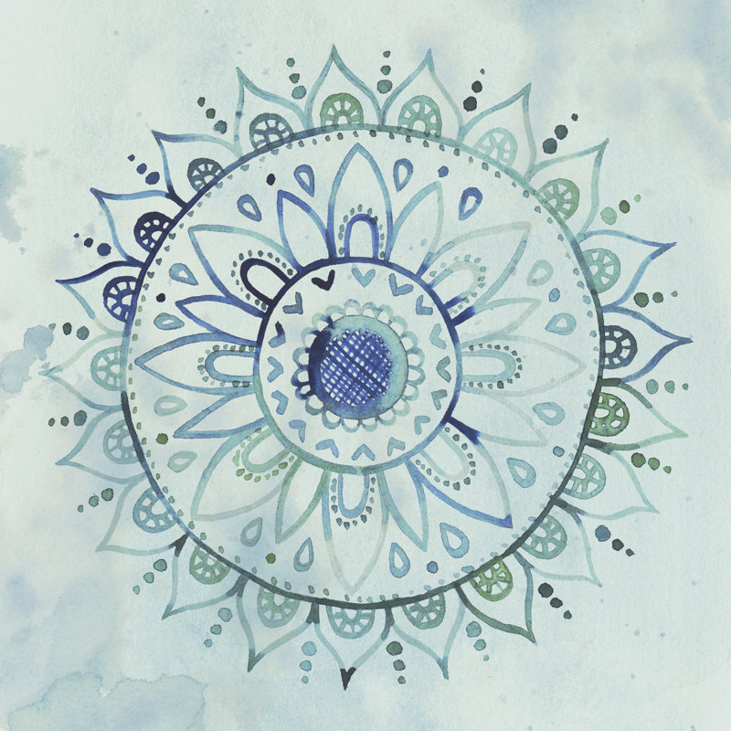 Mandala I by Grace Popp - Wrapped Canvas Painting, 30cm H x 30cm W  