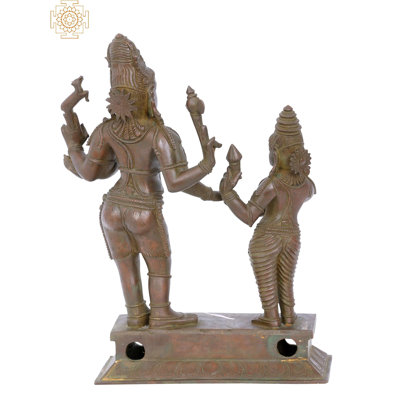 Figurine debout Shiva Parvati Madhuchista Vidhana