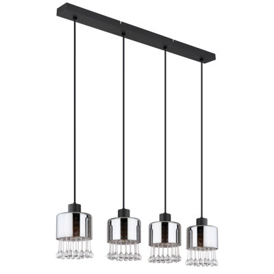 Banita 4 - Light Matte Black Pendant