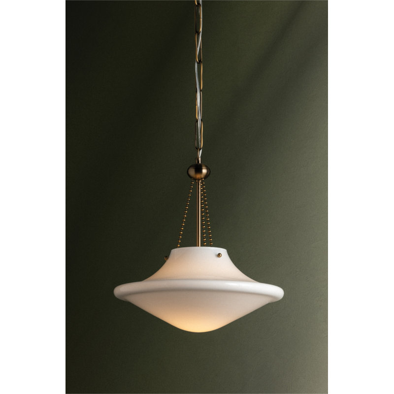 Era Pendant by Lauren Liess x Troy, 14" H x 5" W x 0.25"