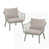 Beige Cushion/Light Green Frame selected