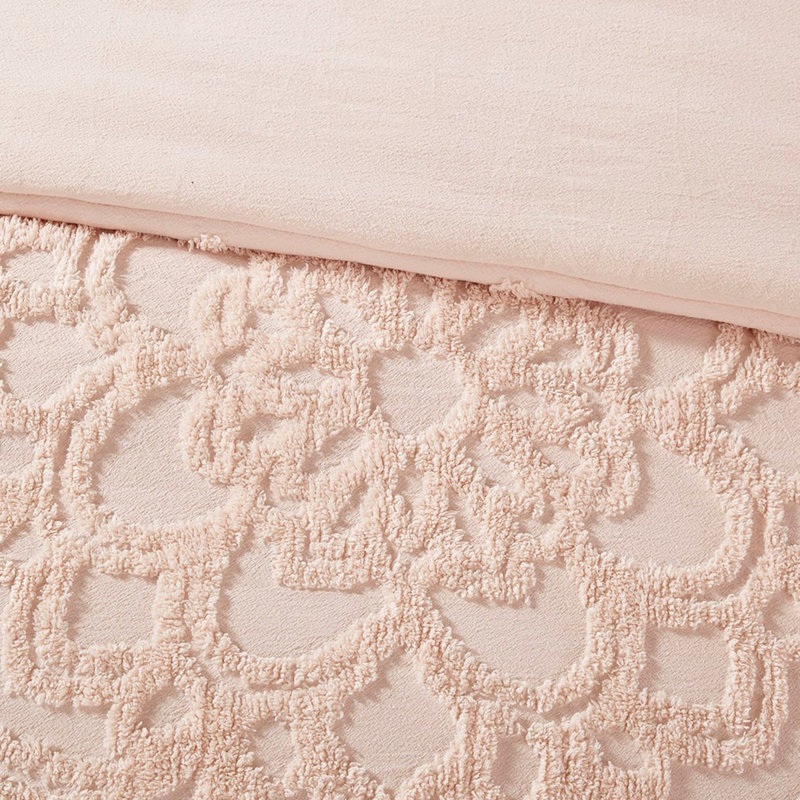 Housse de couette en coton très grand / très grand King / King 3 - rose, chenille, rose beauté 100% très grand, solidité