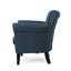 Fauteuil club en tissu bleu marine Tempting