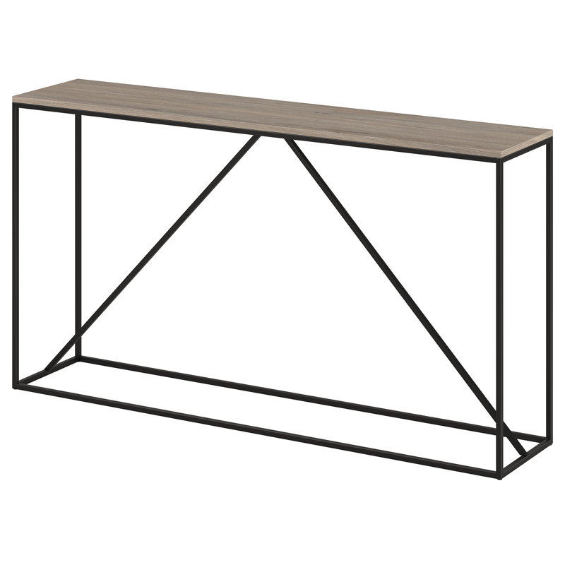 Console Table, Grey Wash, 76 H x 140 W x 30 D cm