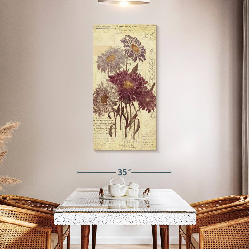 Fleurs classiques, H 48 po x l 24 po