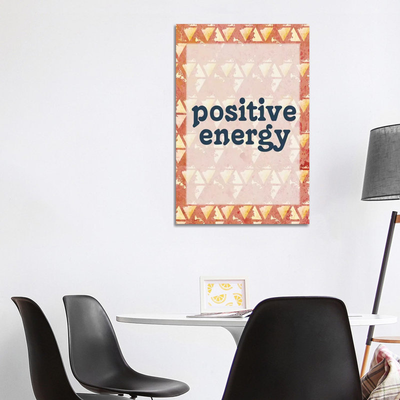 Positive Energy by Kimberly Allen - Print on Canvas, 101.6cm H x 66.04cm W x 3.81cm D, Wrapped Canvas