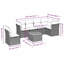 Grand canapé modulaire en rotin PE Vidaxl