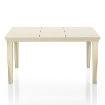 Romane Extendable Solid Wood Base Dining Table