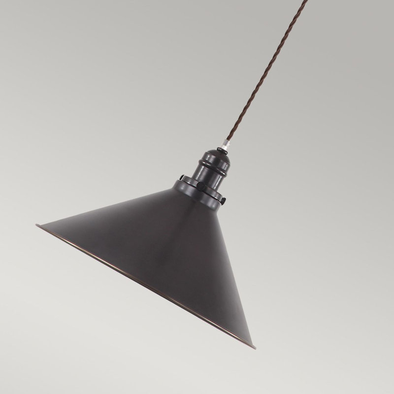 Leanna 1 - Light Cone Pendant, Old Bronzed