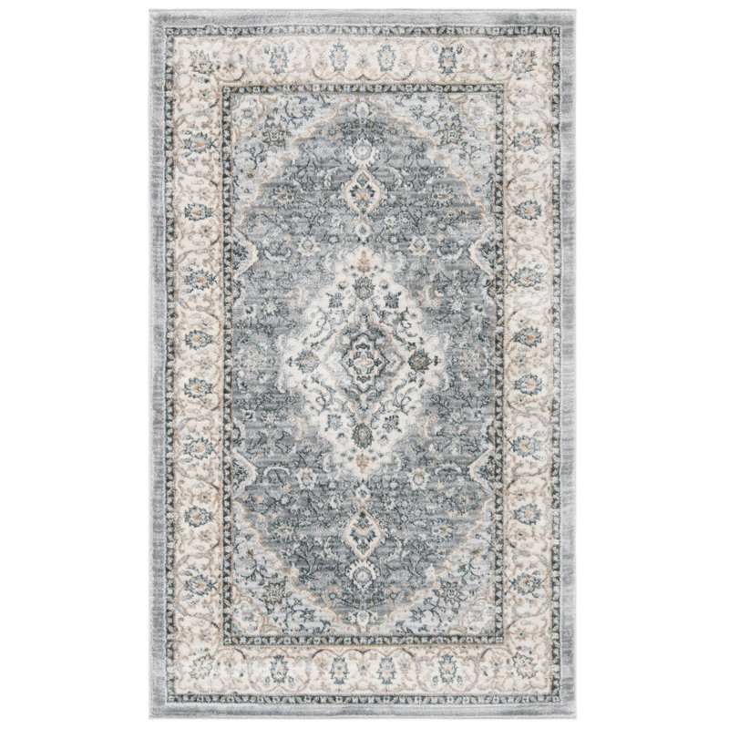Delmer Performance Oriental Rug, Rectangle 3' x 5'