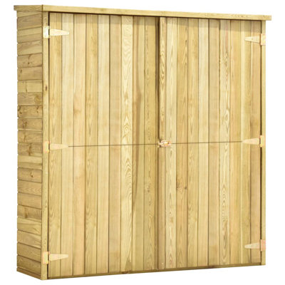 vidaXL Garden Tool Shed 163x50x171 cm Impregnated Pinewood
