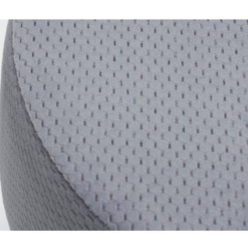 Repose-pieds Emmi-Leigh, 100% polyester gris