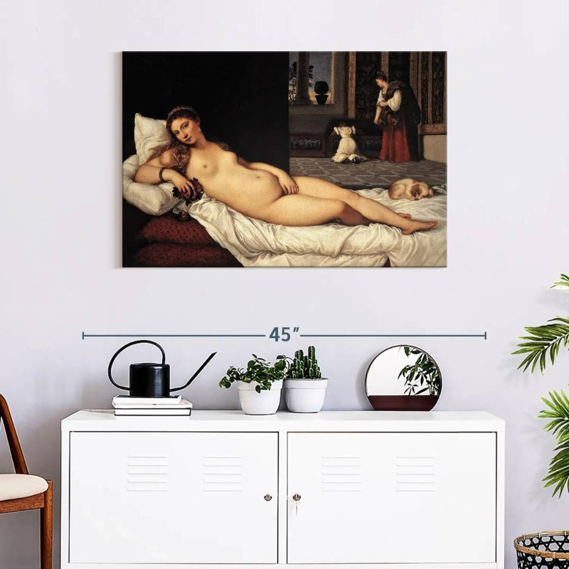 Vénus d'Urbino, H 24 po x l 36 po