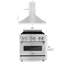 2 Piece Kitchen Package with 30" Freestanding Dual Fuel Range & 30" Wall Mount Range Hood-143368572