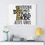 Raising My Tribe On Jesus - Wrapped Canvas Print-30256923