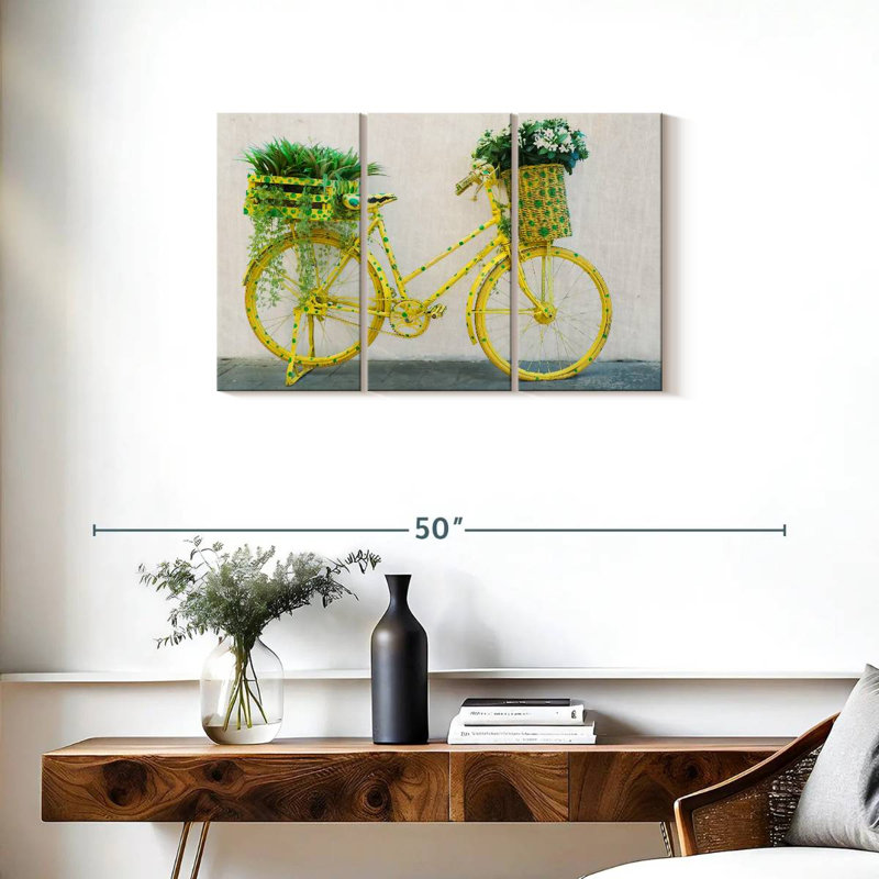 Jardin à vélo, H 20 po x l 33 po