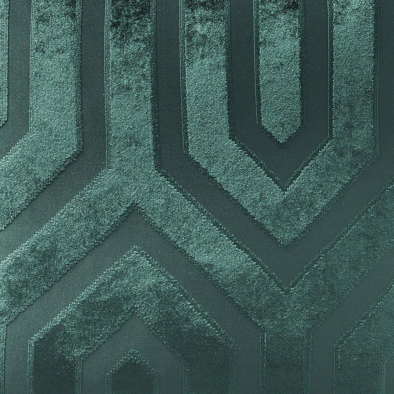 Aoibhin Geometric Square Cushion Cover, Green