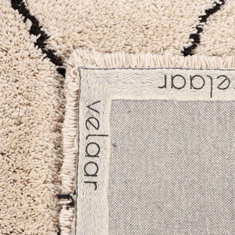 Berlin Geometric Hand Woven Shag Area Rug, Rectangle 160 x 230cm