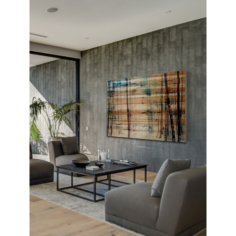 «Splash Of Blue Sky» par Parvez Taj - impression sur bois, H 30 po x l 45 po x P 1,5 po
