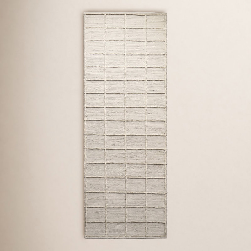 Tapis d'intérieur tissé à la main, Tapis de couloir 2 pi 3 po x 8 pi