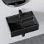 Horow 450mm L x 310mm W Matte Black Ceramic Basin Rectangular Bathroom Sink 