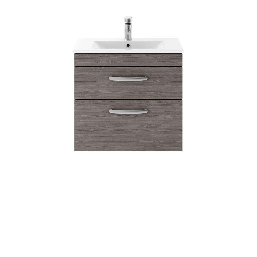 Athena 605mm Single Bathroom Vanity with Integrated Ceramic Basin