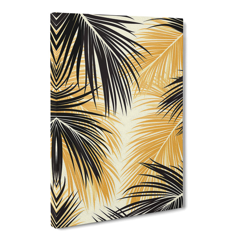 Palm Tree Op - Wrapped Canvas, 60cm H x 40cm W x 3cm D
