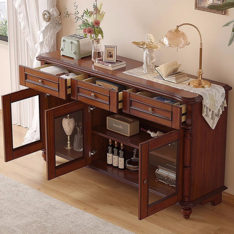 Buffet multifonctionnel en bois massif