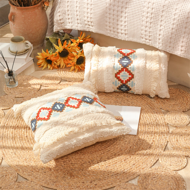 Housse de coussin intérieur / extérieur Boho Luxe